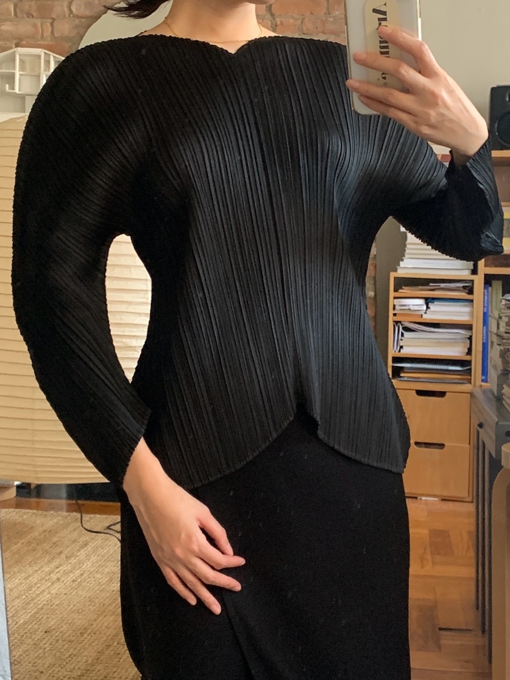 Issey Miyake Pleats Please Wormhole Top Black JP3